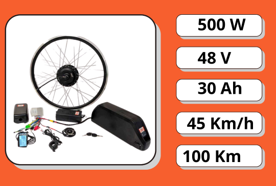 Електронабір MXUS 500W Li-ion 30Ah максимальної автономності