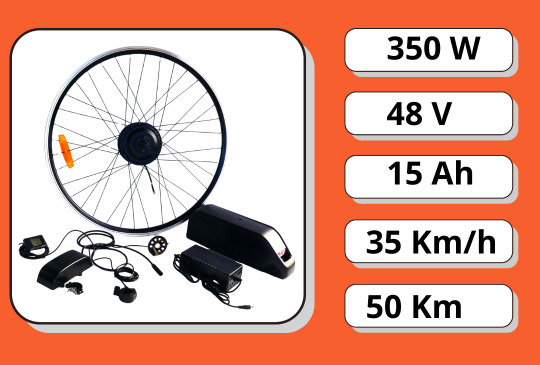 Електронабір MXUS 500W вологостійкий 15Ah у корпусі