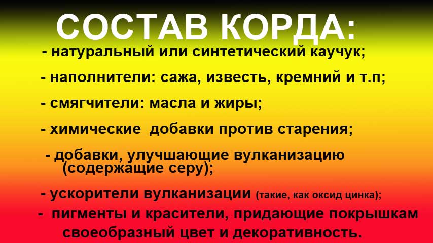 состав корда