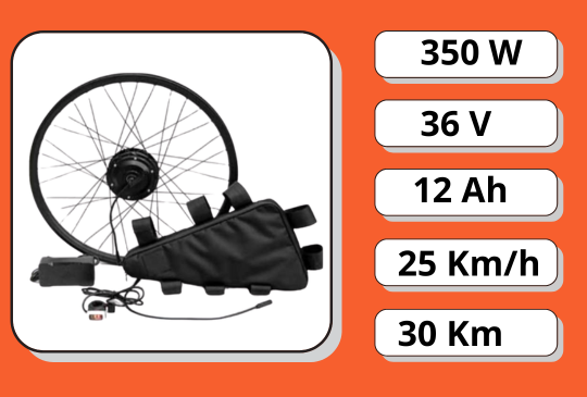 Електронабір MXUS 350W LiFePO4 довговічний (2000 циклів)